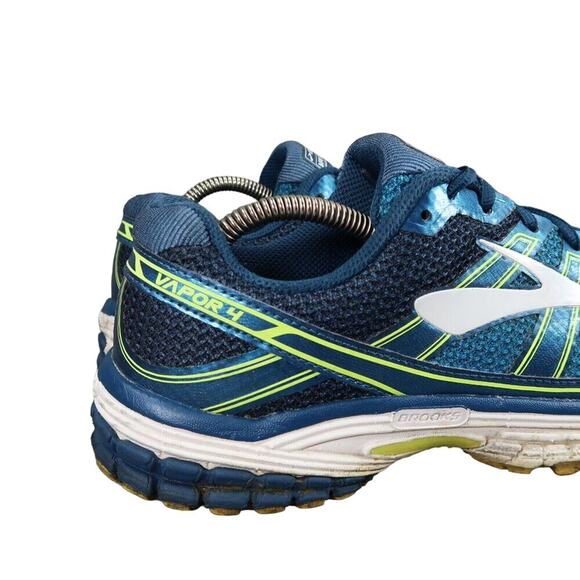 Brooks Shoes Mens 9 Athletic Trainers Vapor 4 Running Sport Active Walking Blue - Picture 3 of 14